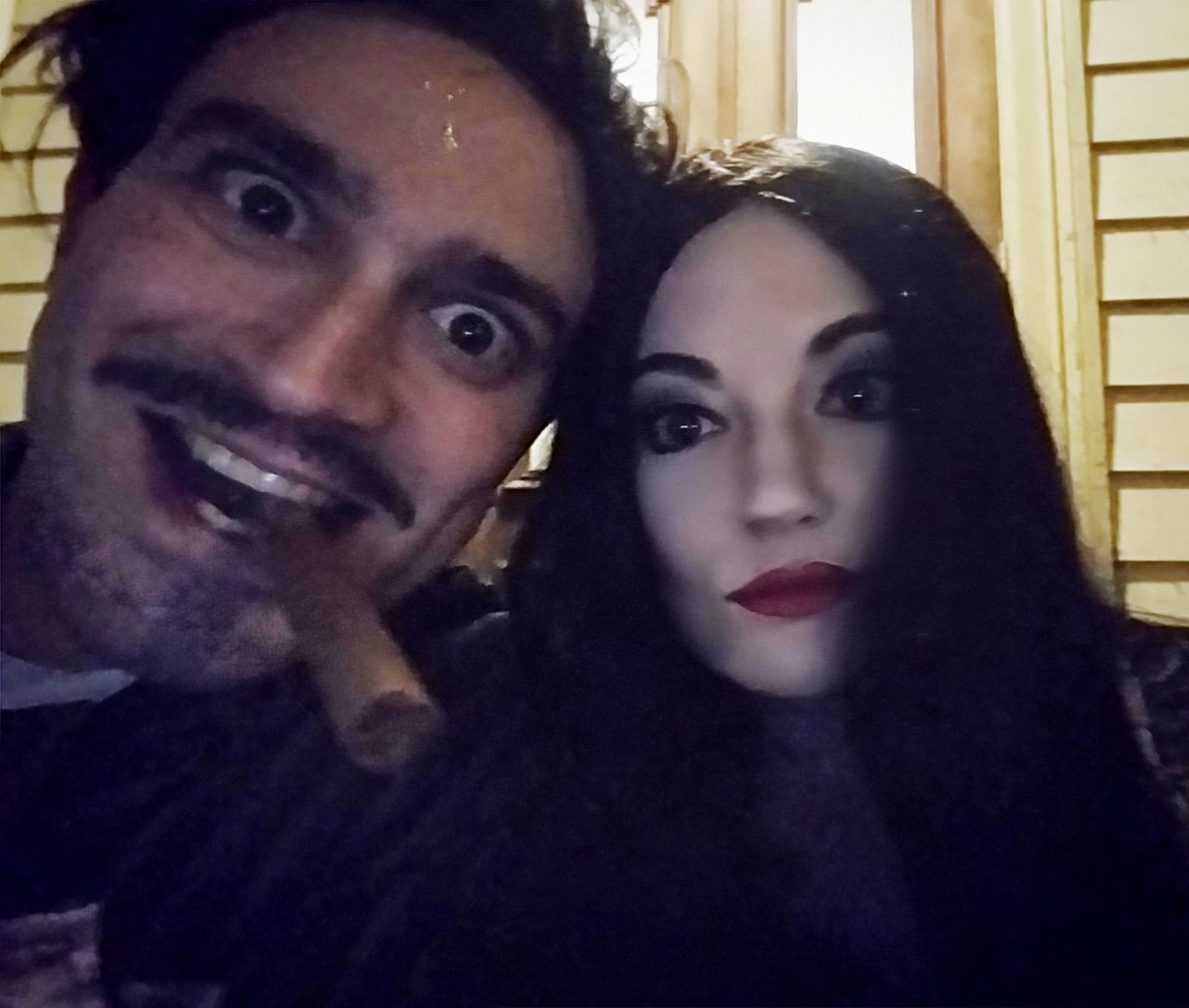 Cory and Jenna as Gomez and Morticia Addams